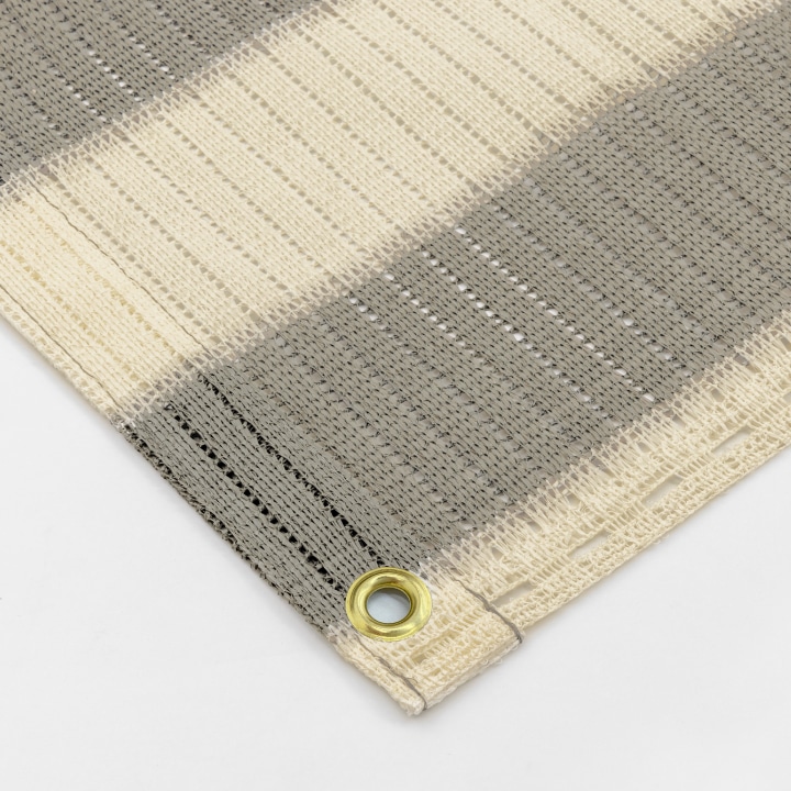 クールシェード プライム 1.8×4m グレーストライプ /A(グレー