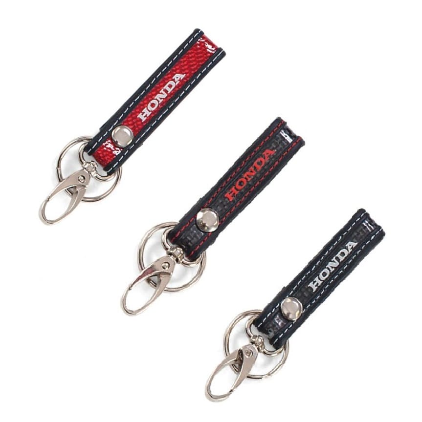 ソフトカーボン・キーホルダー(F レッド／シルバー): ウェア・グッズ