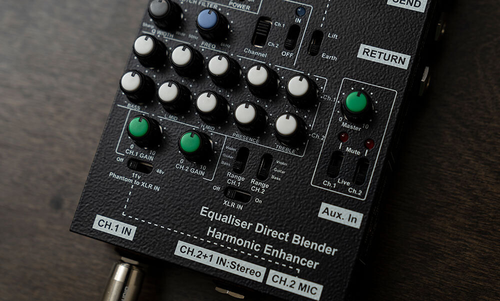 HEADWAY EDB-2 H.E : ギターテックおすすめのアコギ用DI/プリアンプ