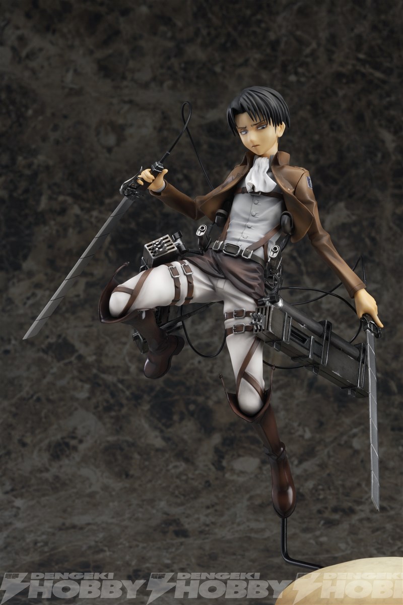 人類最強の調査兵団兵士長・リヴァイがついに予約開始！ | 電撃ホビー