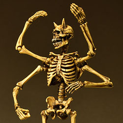 海洋堂、タケヤ式自在置物の骸骨に「着彩版」をリリース！ | 電撃