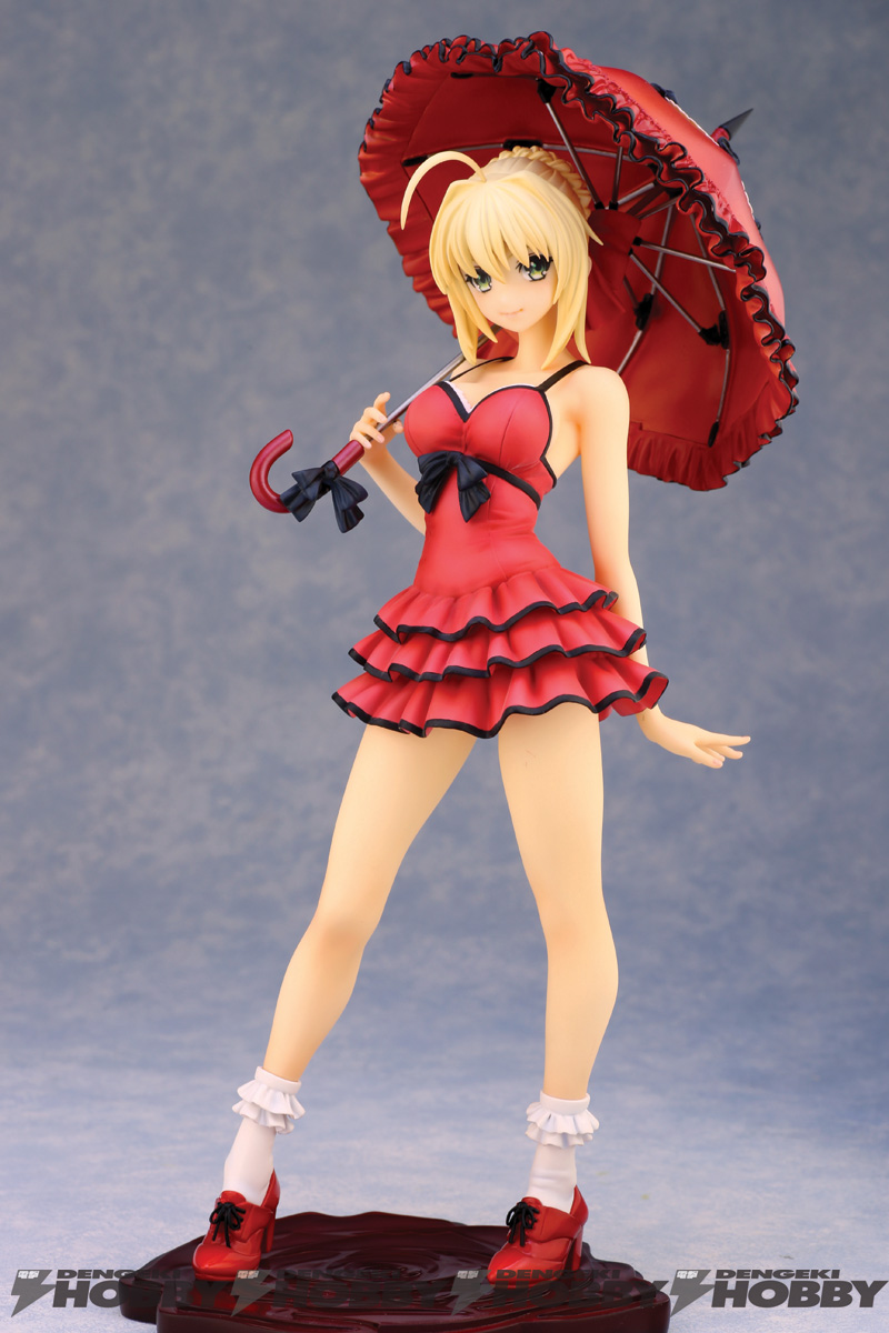 Fate/EXTRA』赤セイバーが「深紅の現代衣装」を身にまとい立体化