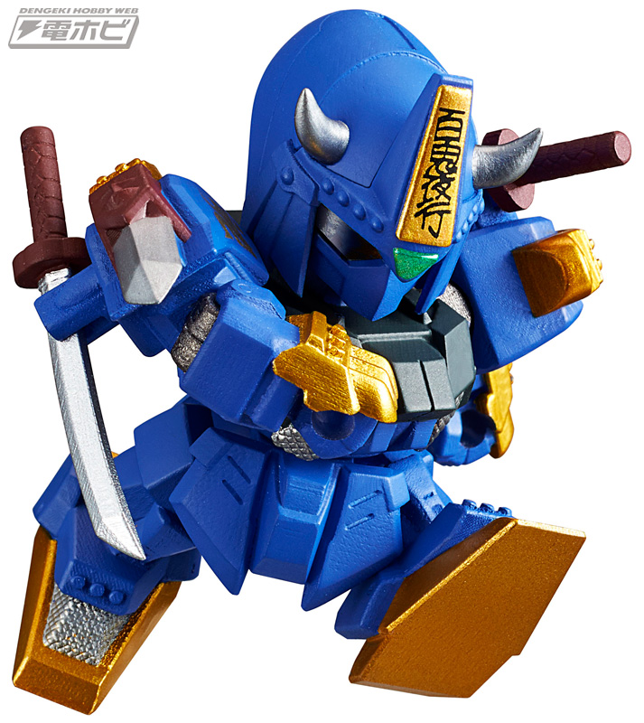 SD戦国伝・武者七人衆編を飾った名脇役たちが集結！ガシャポン戦士DASH