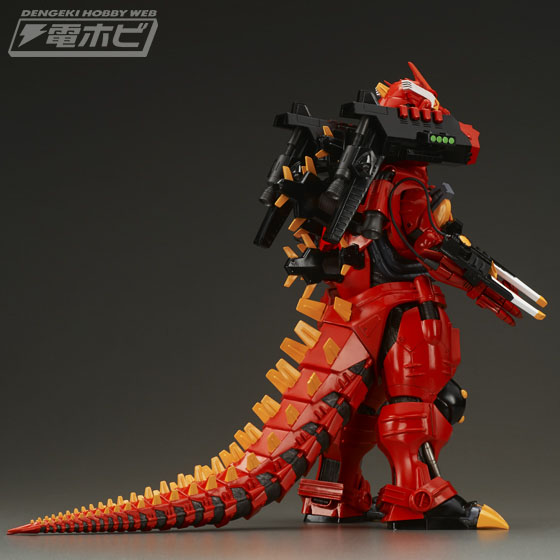 エヴァンゲリオン初号機・2号機カラーで立体化された「メカゴジラ