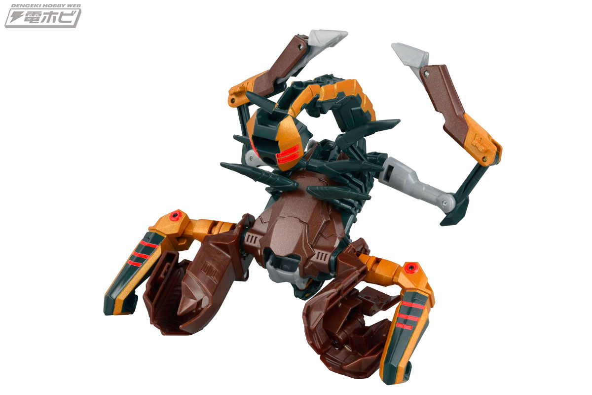 サソリ型トランスフォーマー、スコルポノックの変形フィギュアが登場