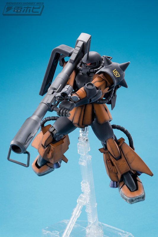 素組みでガンプラ！MG 1/100 MS-06R-2 ギャビー・ハザード専用ザクⅡ