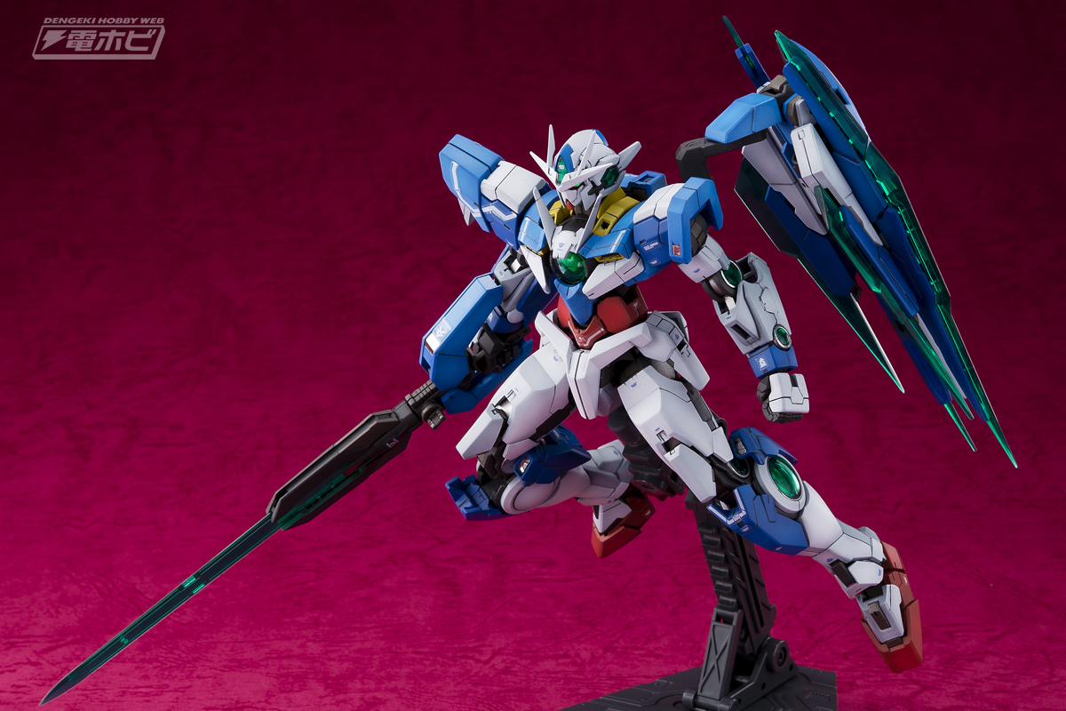 ガンプラ作例【RG 1/144 GNT-0000 ダブルオークアンタ】を人首猛が製作