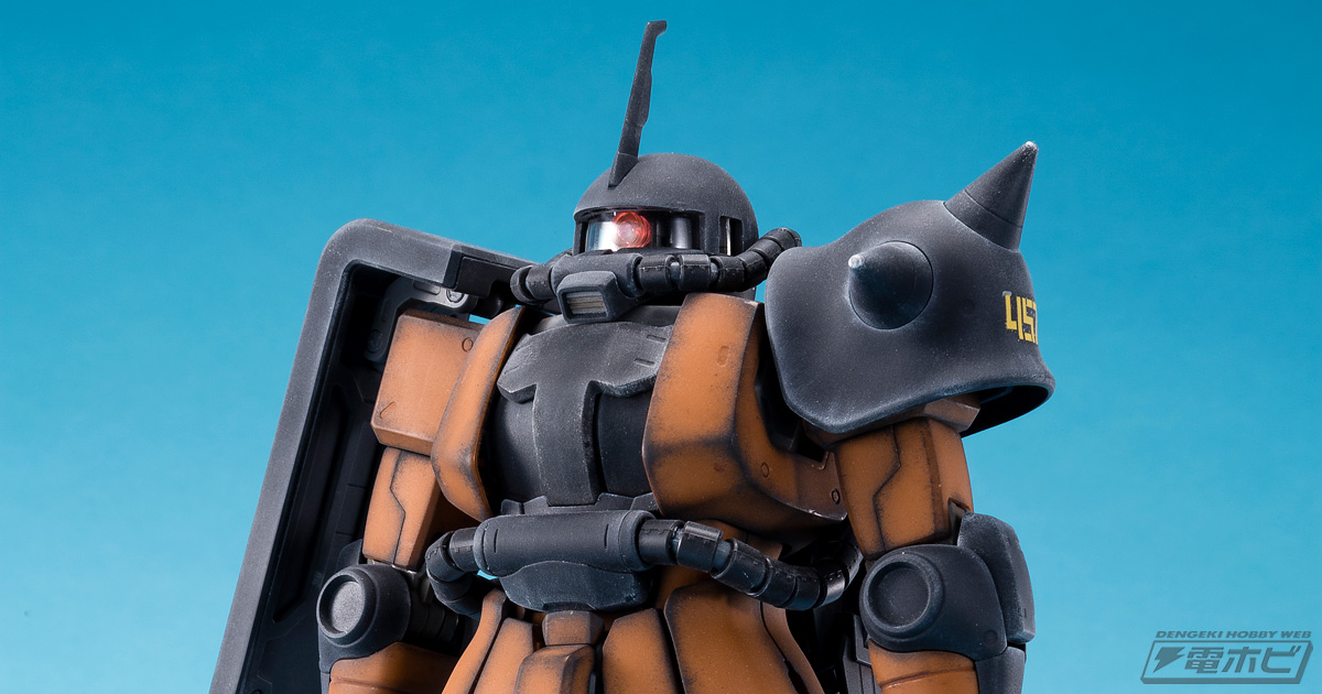 素組みでガンプラ！MG 1/100 MS-06R-2 ギャビー・ハザード専用ザクⅡ