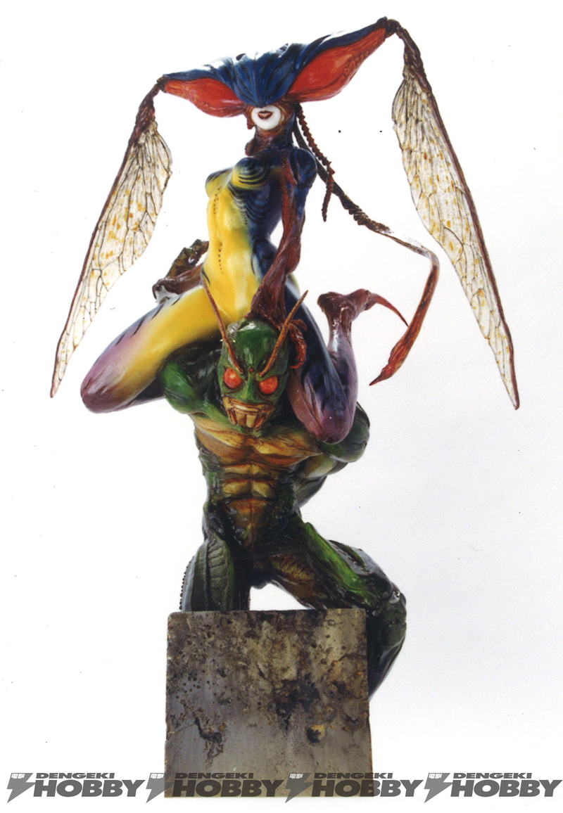 仮面ライダーJ』ハチ女、ES合金のリペイントVer. がアート・ストーム