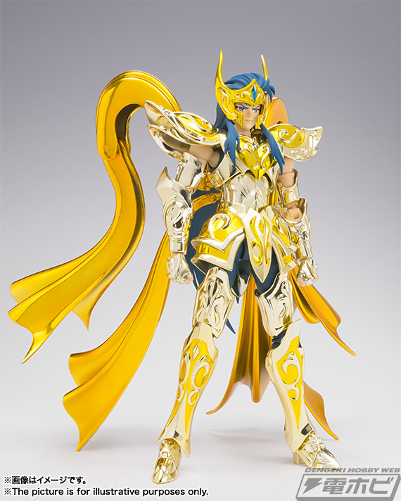 聖闘士星矢 黄金魂-soul of gold-』カミュが水瓶座の神聖衣をまとい