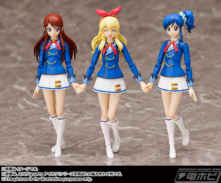 ソレイユ3人を手を繋げられるパーツも付属！『アイカツ！』紫吹蘭が