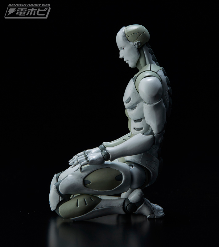 弐瓶勉氏デザイン「東亜重工製合成人間」が1/12スケール可動フィギュア