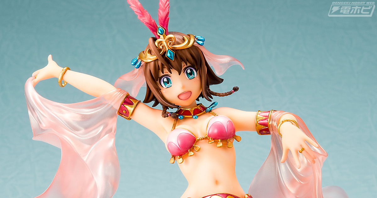 翠星のガルガンティア』エイミーが華やかな踊り子衣装でキューズQから