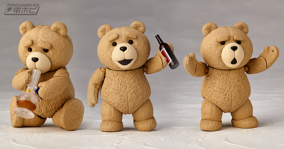 世界一ダメなテディベア、フィギュアとなって出没！『テッド』が海洋堂