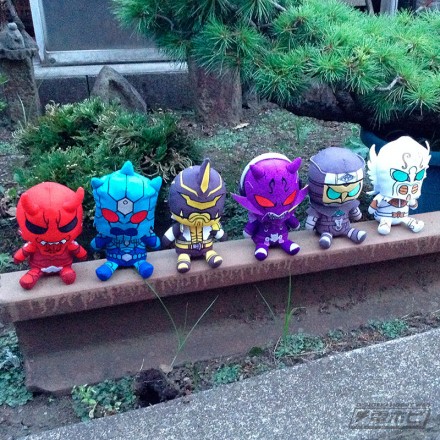 仮面ライダー電王』モモタロスほかイマジン6人のぬいぐるみが