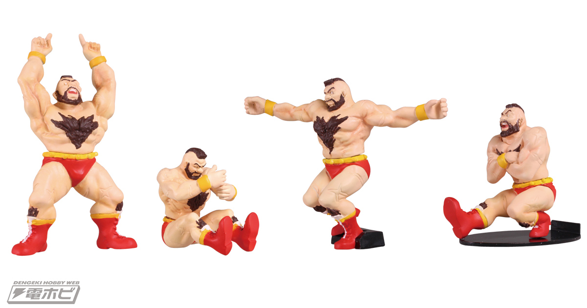 ストⅡ』の赤きサイクロン「ザンギエフ」がデスクトップフィギュアに