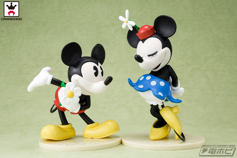 ミッキーマウス＆ミニーマウスの「恋人たちの瞬間」がバンプレスト