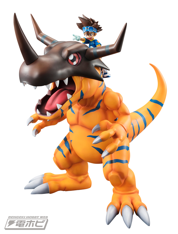 デジモン』グレイモン＆太一が全高約25センチの大ボリュームで