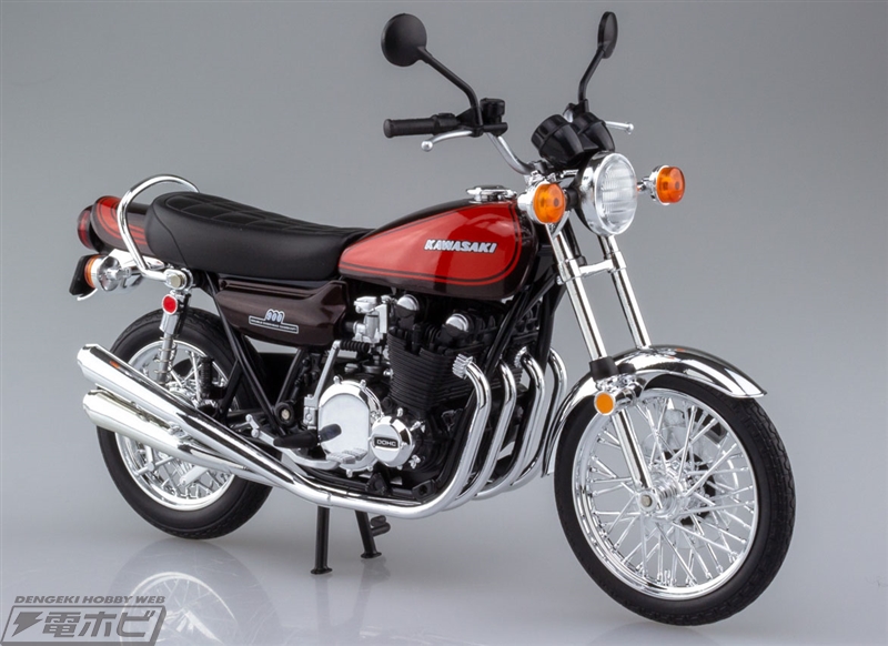 伝説のバイク「KAWASAKI 900Super4（Z1）」がファイヤーボールカラーで