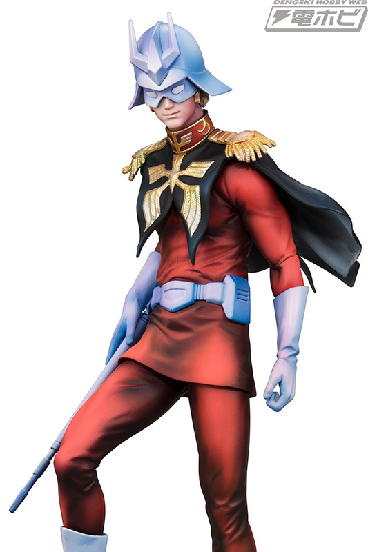 機動戦士ガンダム』シャアがイラストテイストの美麗なカラーリングで