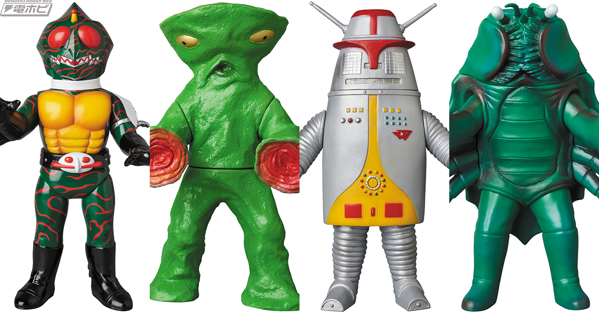 東映レトロソフビコレクション」スタンダードサイズの新作は『仮面