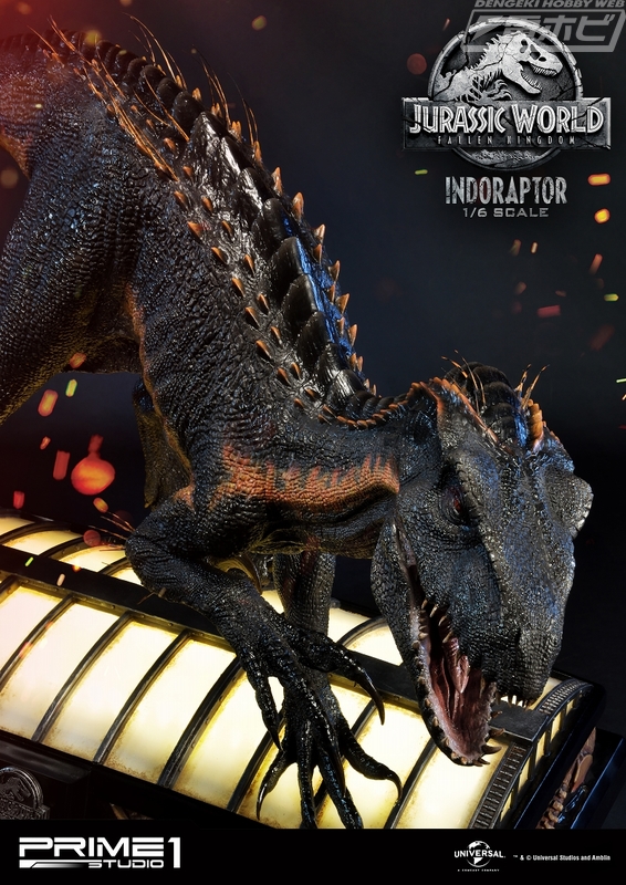 映画『ジュラシック・ワールド 炎の王国』のハイブリッド型恐竜インド