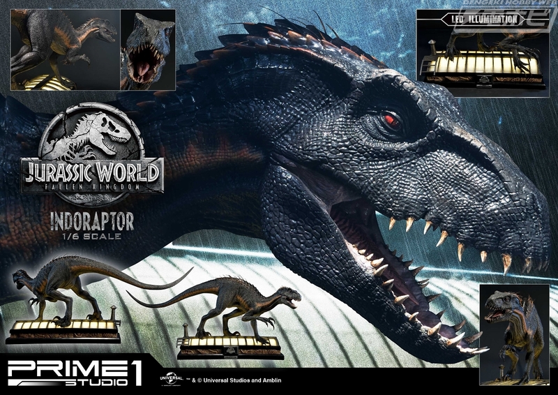 映画『ジュラシック・ワールド 炎の王国』のハイブリッド型恐竜インド