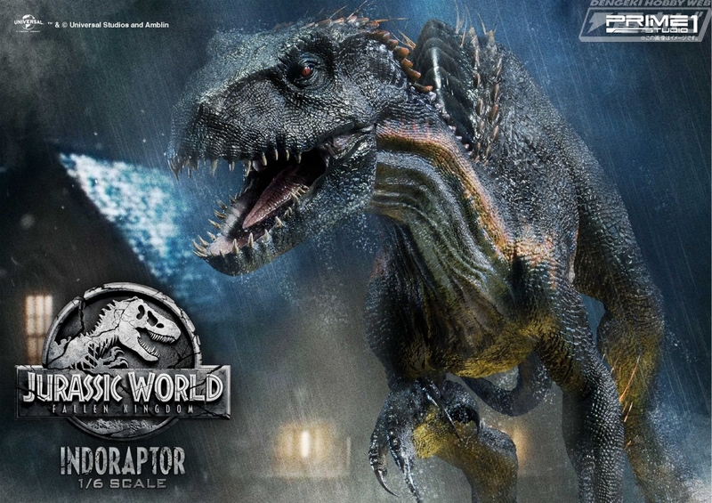 映画『ジュラシック・ワールド 炎の王国』のハイブリッド型恐竜インド