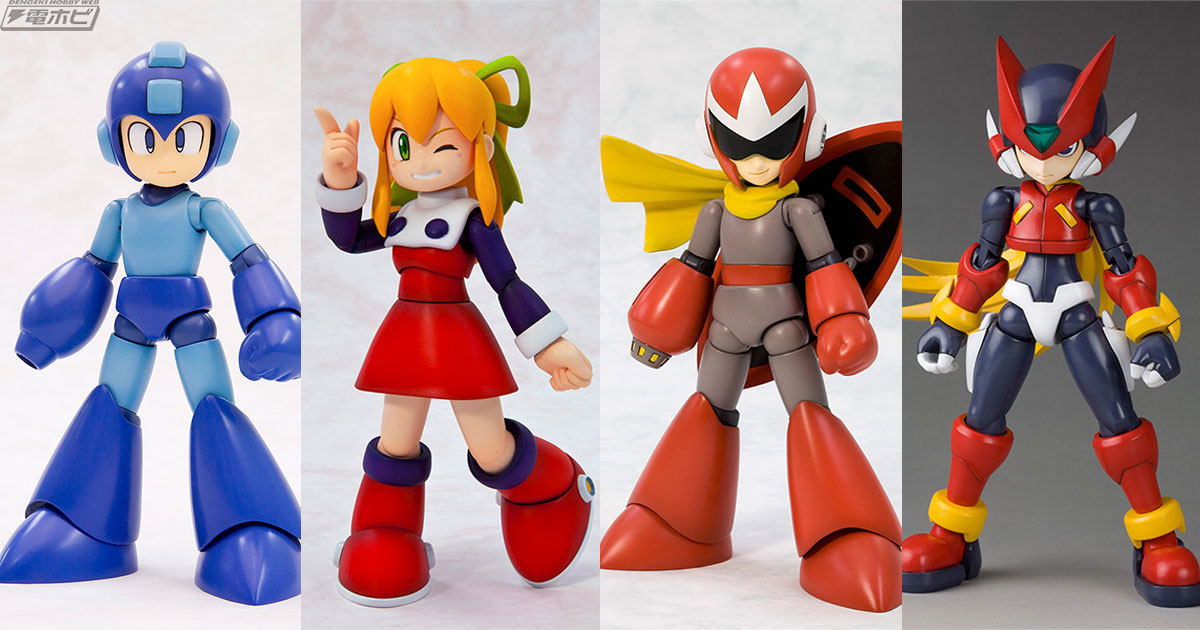 誕生30周年！『ロックマン』シリーズのプラキット4種がパッケージを一