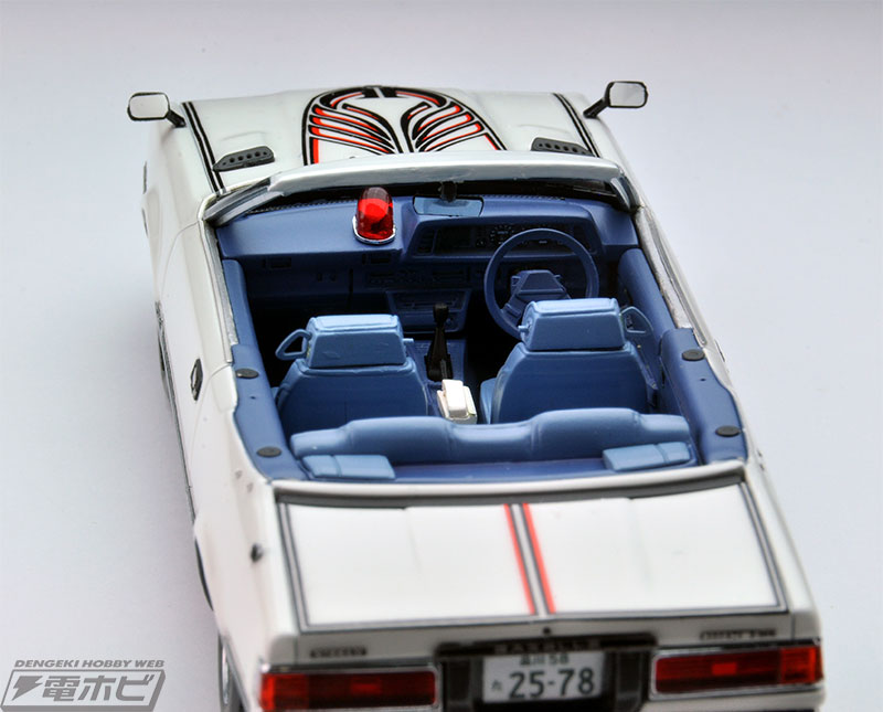 西部警察』石原裕次郎が演じる木暮謙三の専用車「ガゼール」が、レジン