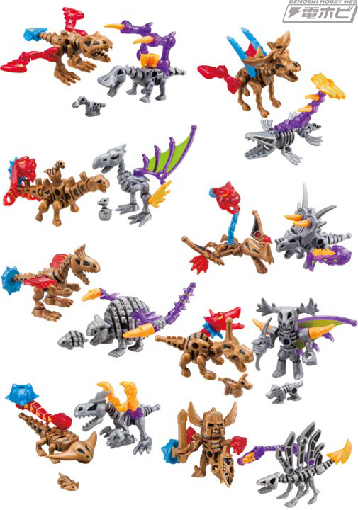 ほねほねザウルス」の16弾＆17弾が豪華カラーで復刻！エクセレントな