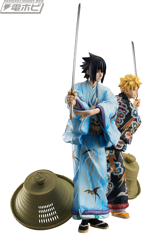 歌舞伎『NARUTO-ナルト-』のために岸本斉史氏が描いたナルト、サスケが