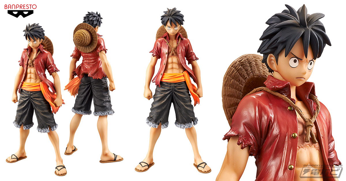 劇場版『ONE PIECE STAMPEDE』のルフィがプライズフィギュアとなって
