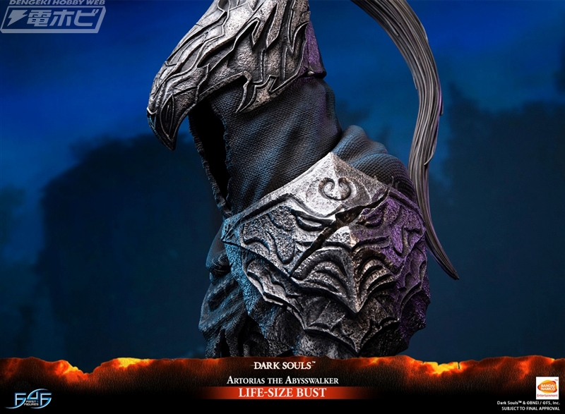 ダークソウル』四騎士の一人「深淵歩きアルトリウス」が実物大の胸像に