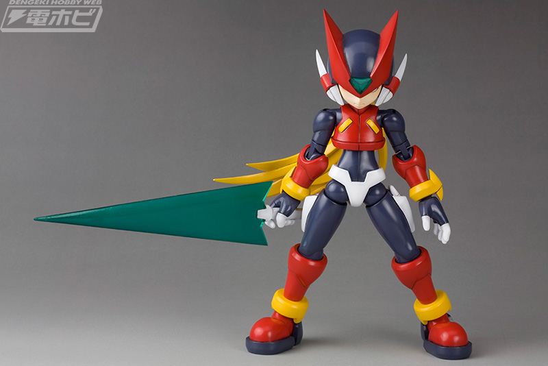 ロックマンやブルース、ロールちゃん、ロックマンゼロのプラモデルが