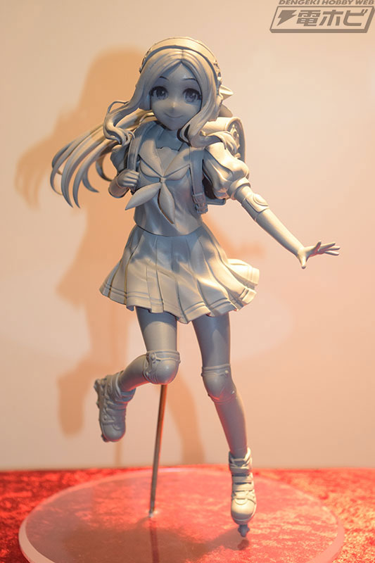 ライダー/レオナルド・ダ・ヴィンチフィギュアの原型が参考展示