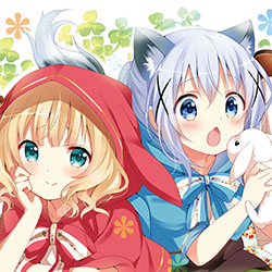 ごちうさ』ココアたちが描かれた大きなブランケットに包まれれば癒し