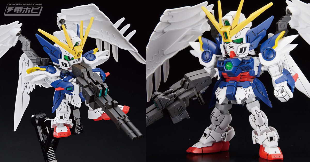 翼を閉じることで大気圏突入ポーズも再現可能！ガンプラ「SDCS