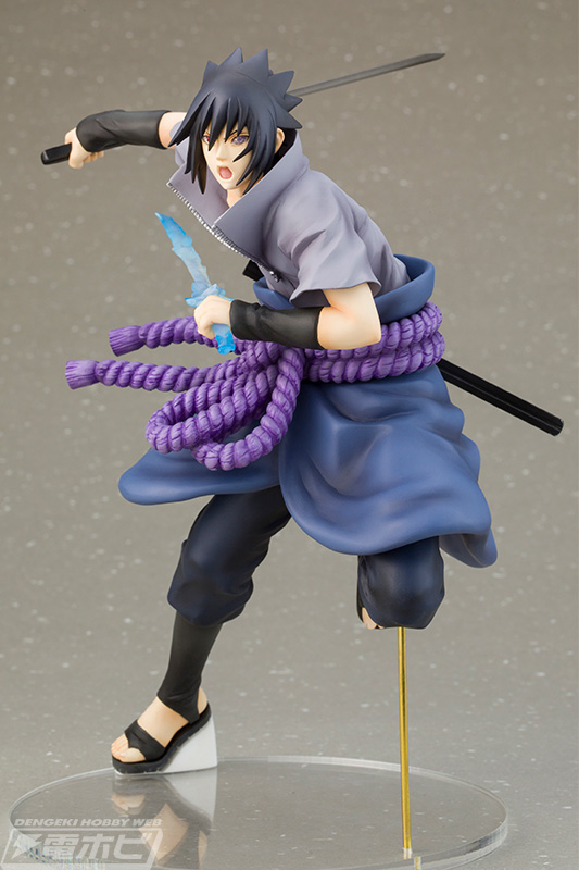 NARUTO-ナルト- 疾風伝』サスケが忍界大戦時の激闘の一瞬を切り取った