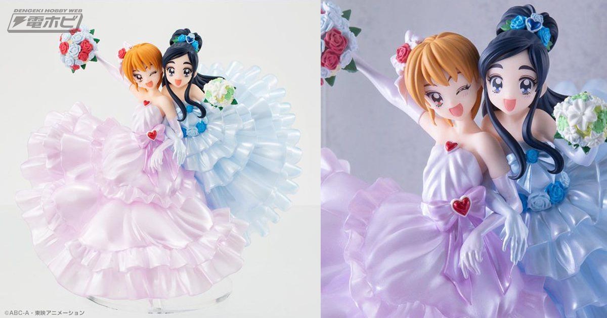 ふたりはプリキュア』なぎさ＆ほのかが華やかなドレス姿で立体化！15