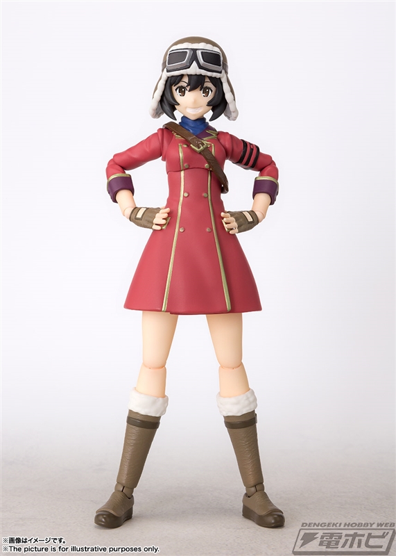 荒野のコトブキ飛行隊』主人公キリエが表情豊かにS.H.Figuarts化！帽子