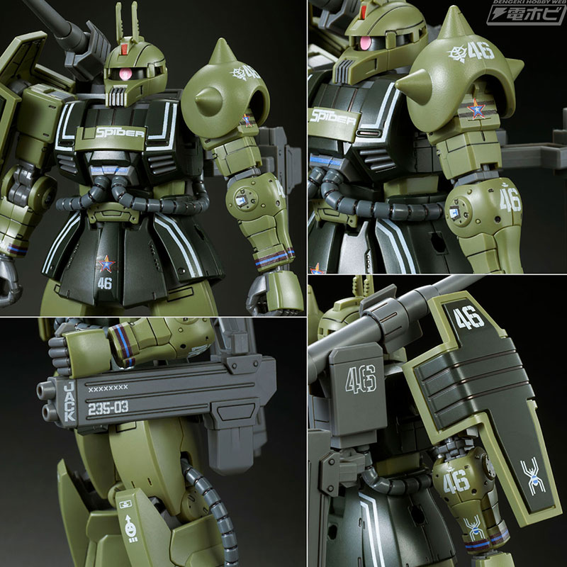 機動戦士ガンダム THE ORIGIN MSD」のガンプラ「HG ザク・キャノン」が