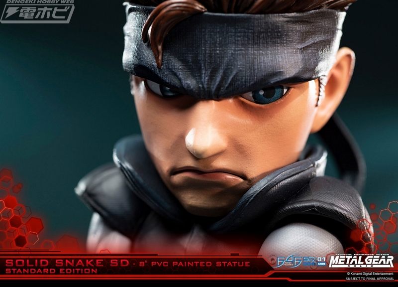 メタルギアソリッド』スネークが8インチのデフォルメフィギュアで登場