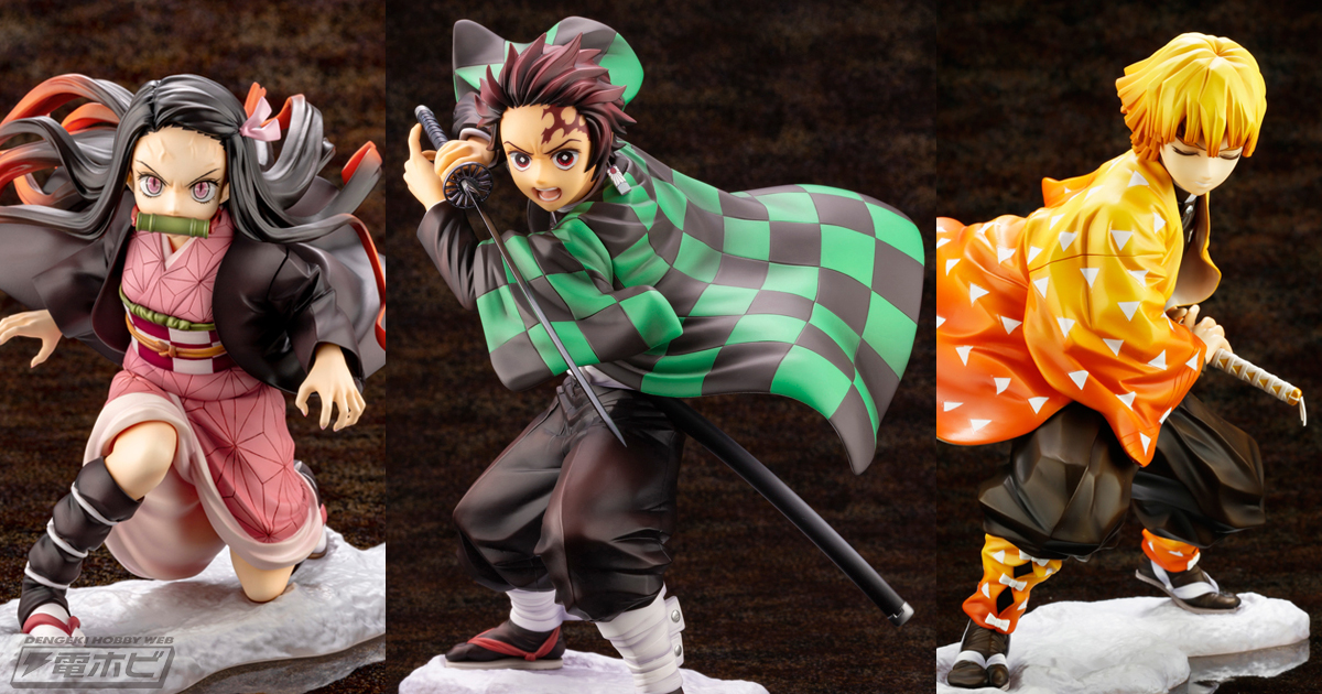 気迫あふれる表情や力強い姿を再現した『鬼滅の刃』竈門炭治郎、禰豆子