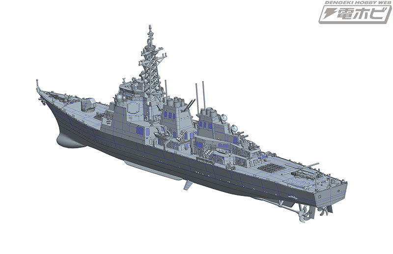 フジミ模型から海自護衛艦こんごう型4種の1/700スケールキットが2020年