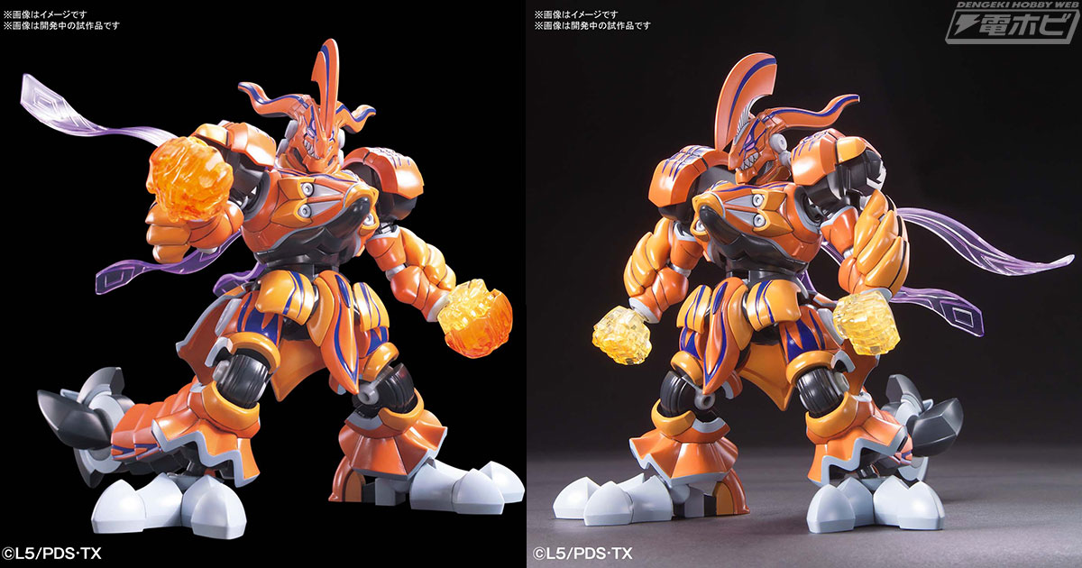 ダンボール戦機』から炎の魔神「LBXイフリート」が新プラモデル