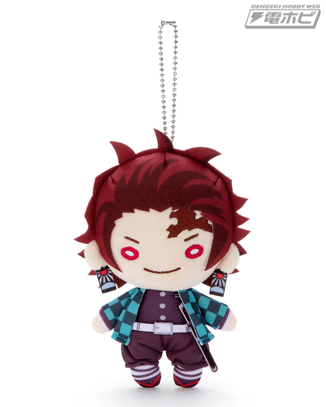 鬼滅の刃』可愛い「にとたん」デザインのボールチェーン付ぬいぐるみが