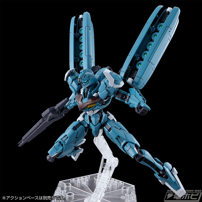 バックパックの大型ランチャーも再現！『水星の魔女』ガンプラ「HG