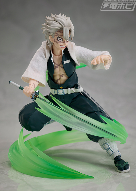 テレビアニメ『鬼滅の刃』より、風柱・不死川実弥がアクション