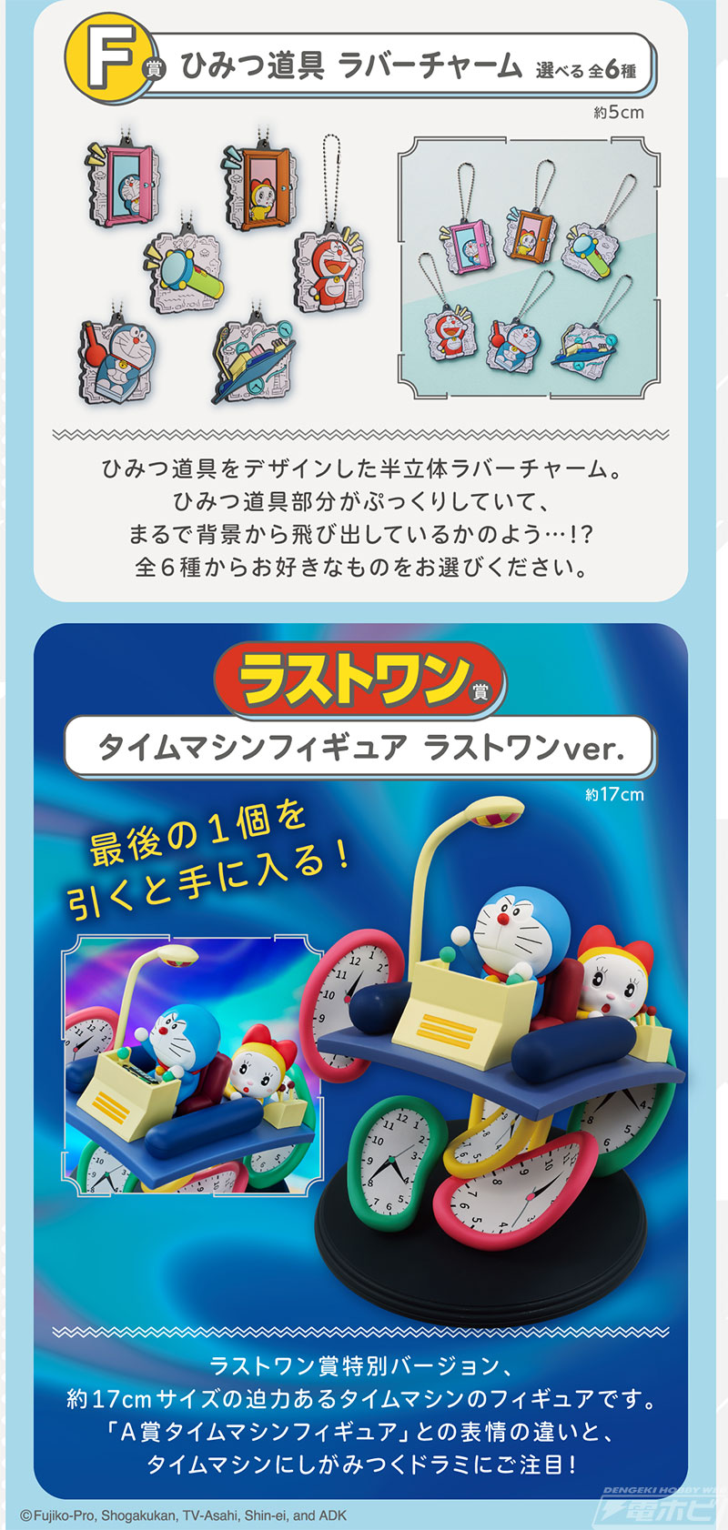 一番くじ ドラえもん～ひみつ道具がいっぱい～」の全賞品ラインナップ